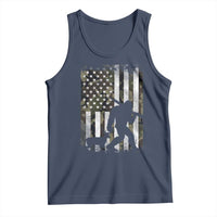 Bigfoot Deer Hunting Tank Top Camo US Flag Deer Elk Buck Hunting Hunter Dad