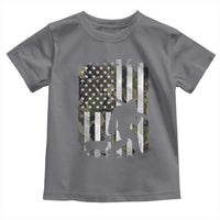 Bigfoot Deer Hunting Toddler T Shirt Camo US Flag Deer Elk Buck Hunting Hunter Dad