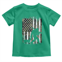 Bigfoot Deer Hunting Toddler T Shirt Camo US Flag Deer Elk Buck Hunting Hunter Dad