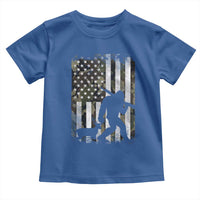 Bigfoot Deer Hunting Toddler T Shirt Camo US Flag Deer Elk Buck Hunting Hunter Dad