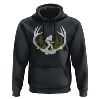 Bigfoot Gun Owner Hoodie Retro Deer Hunting Sasquatch Hunter Dad