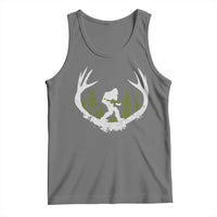 Bigfoot Gun Owner Tank Top Retro Deer Hunting Sasquatch Hunter Dad