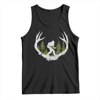 Bigfoot Gun Owner Tank Top Retro Deer Hunting Sasquatch Hunter Dad