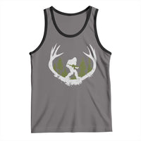 Bigfoot Gun Owner Tank Top Retro Deer Hunting Sasquatch Hunter Dad