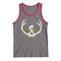 Bigfoot Gun Owner Tank Top Retro Deer Hunting Sasquatch Hunter Dad