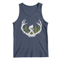 Bigfoot Gun Owner Tank Top Retro Deer Hunting Sasquatch Hunter Dad
