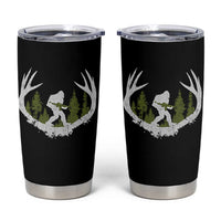 Bigfoot Gun Owner Tumbler Cup Retro Deer Hunting Sasquatch Hunter Dad