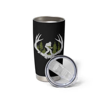 Bigfoot Gun Owner Tumbler Cup Retro Deer Hunting Sasquatch Hunter Dad