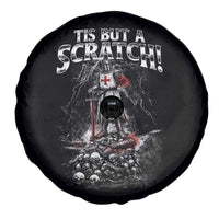 Funny Tis But A Scratch Medieval Warrior Knight Spare Tire Cover Funny Gift Sarcastic Quote