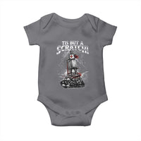 Funny Tis But A Scratch Medieval Warrior Knight Baby Onesie Funny Gift Sarcastic Quote