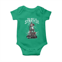Funny Tis But A Scratch Medieval Warrior Knight Baby Onesie Funny Gift Sarcastic Quote