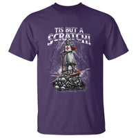 Funny Tis But A Scratch Medieval Warrior Knight T Shirt Funny Gift Sarcastic Quote