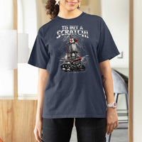 Funny Tis But A Scratch Medieval Warrior Knight T Shirt For Women Funny Gift Sarcastic Quote