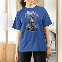 Funny Tis But A Scratch Medieval Warrior Knight T Shirt For Women Funny Gift Sarcastic Quote