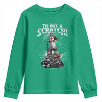 Funny Tis But A Scratch Medieval Warrior Knight Youth Sweatshirt Funny Gift Sarcastic Quote