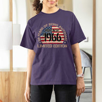 60th Birthday T Shirt For Women Vintage 1966 60 Year Old Birthday USA Flag