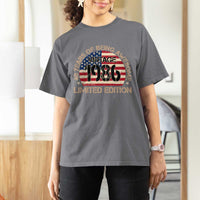40th Birthday T Shirt For Women Vintage 1986 40 Year Old Birthday USA Flag
