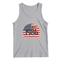 40th Birthday Tank Top Vintage 1986 40 Year Old Birthday USA Flag