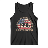 30th Birthday Tank Top Vintage 1996 30 Year Old Birthday USA Flag