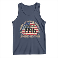 30th Birthday Tank Top Vintage 1996 30 Year Old Birthday USA Flag
