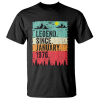 Personalized 1976 Birthday T Shirt Custom Date Vintage Retro 50th Birthday Gifts 50 Years Old