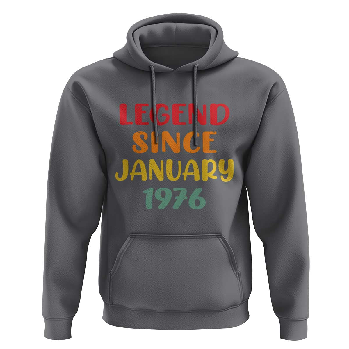 Personalized Legend Since 1976 Hoodie Custom Month Vintage Retro 50th Birthday Gifts 50 Years Old