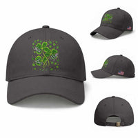 Four Leaf Clover Christian Baseball Cap Irish Lucky Shamrock Faith Hope Love Religious