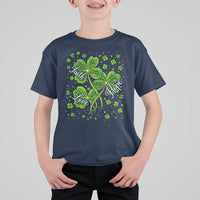 Four Leaf Clover Christian T Shirt For Kid Irish Lucky Shamrock Faith Hope Love Religious
