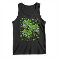 Four Leaf Clover Christian Tank Top Irish Lucky Shamrock Faith Hope Love Religious