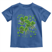 Four Leaf Clover Christian Toddler T Shirt Irish Lucky Shamrock Faith Hope Love Religious