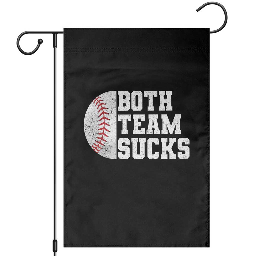 Funny Baseball Garden Flag Both Teams Sucks Meme