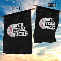 Funny Baseball Garden Flag Both Teams Sucks Meme