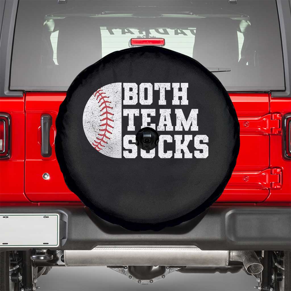 Funny Baseball Spare Tire Cover Both Teams Sucks Meme