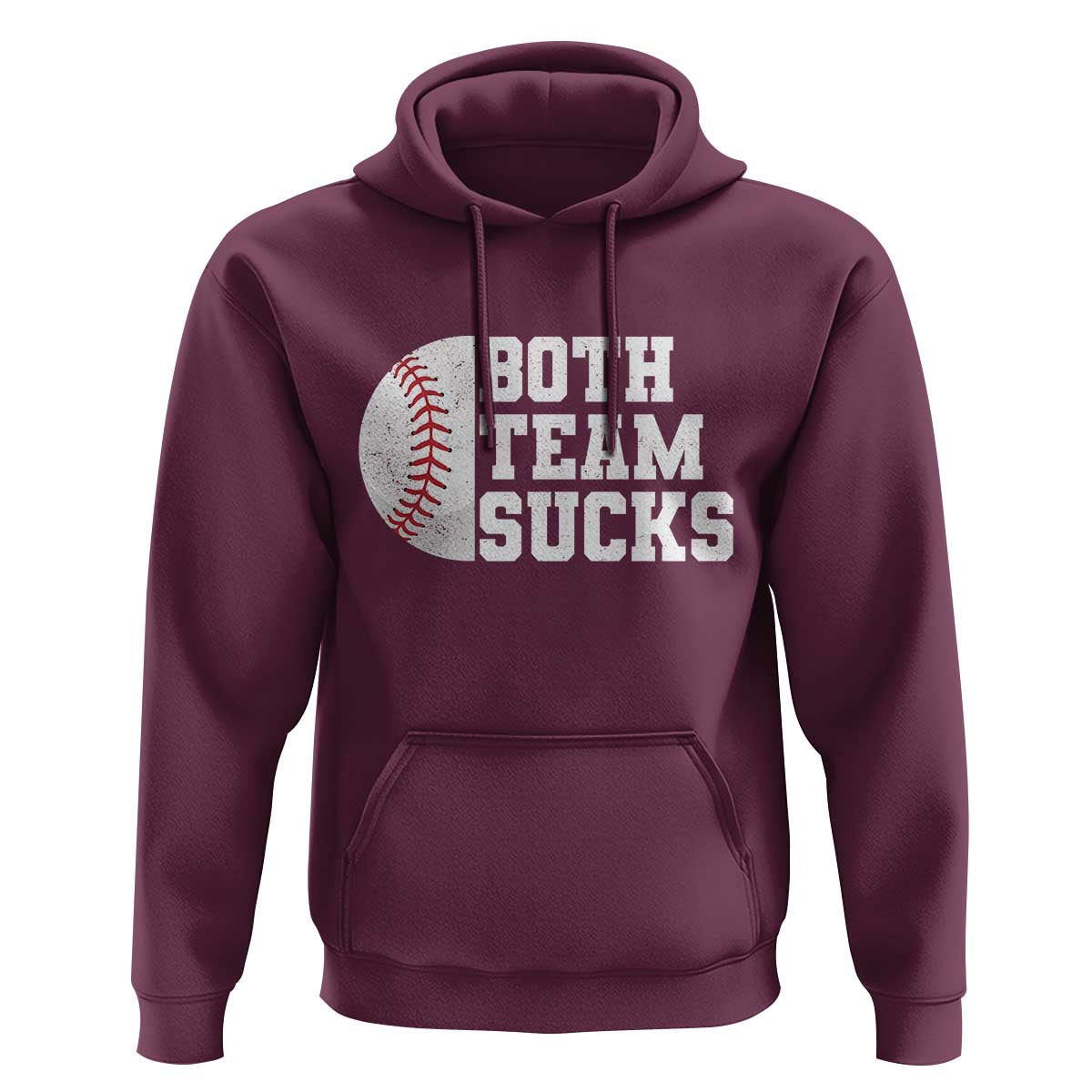 Funny Baseball Hoodie Both Teams Sucks Meme