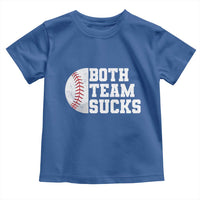 Funny Baseball Toddler T Shirt Both Teams Sucks Meme