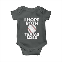 Funny Baseball Meme Baby Onesie I Just Hope Both Teams Lost