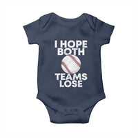 Funny Baseball Meme Baby Onesie I Just Hope Both Teams Lost