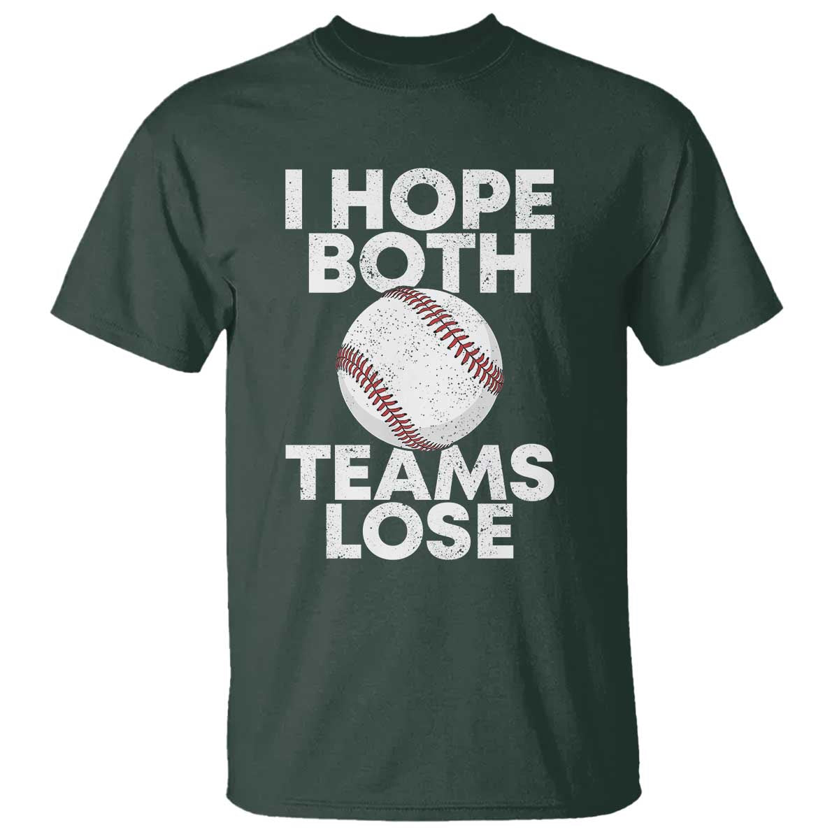 Funny Baseball Meme T Shirt I Just Hope Both Teams Lost