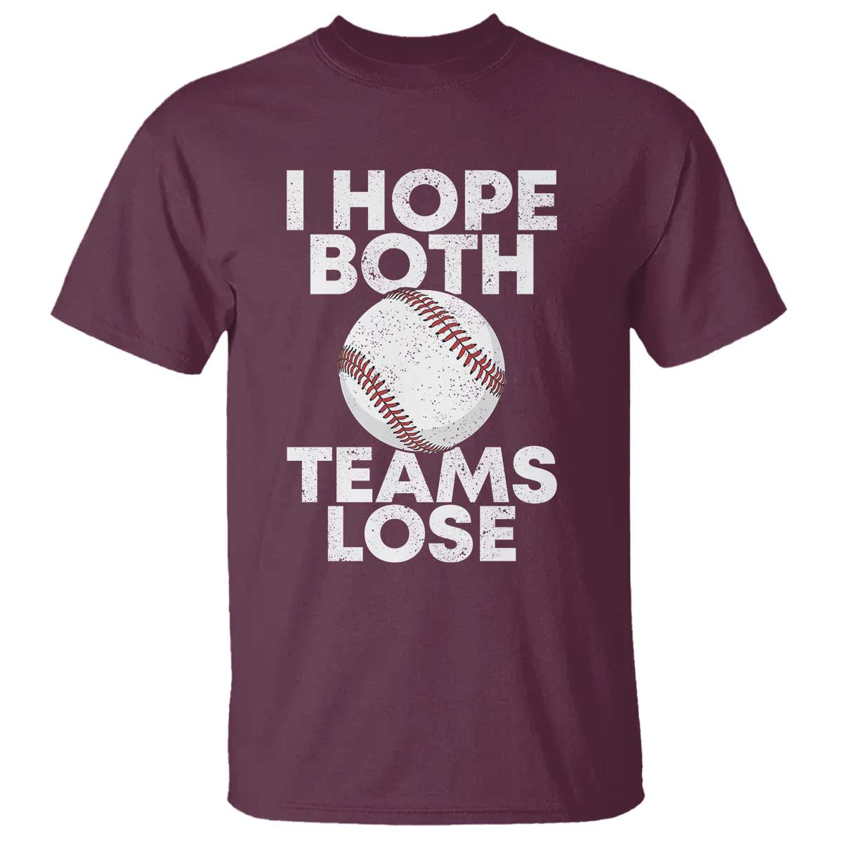 Funny Baseball Meme T Shirt I Just Hope Both Teams Lost