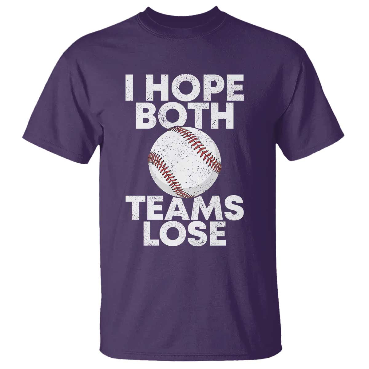 Funny Baseball Meme T Shirt I Just Hope Both Teams Lost