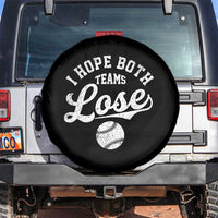 Baseball Meme Spare Tire Cover Retro I Just Hope Both Teams Lost Funny Sayings