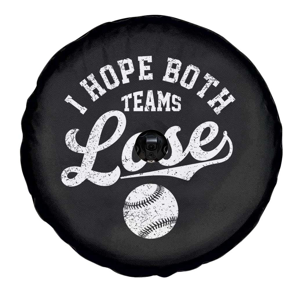 Baseball Meme Spare Tire Cover Retro I Just Hope Both Teams Lost Funny Sayings