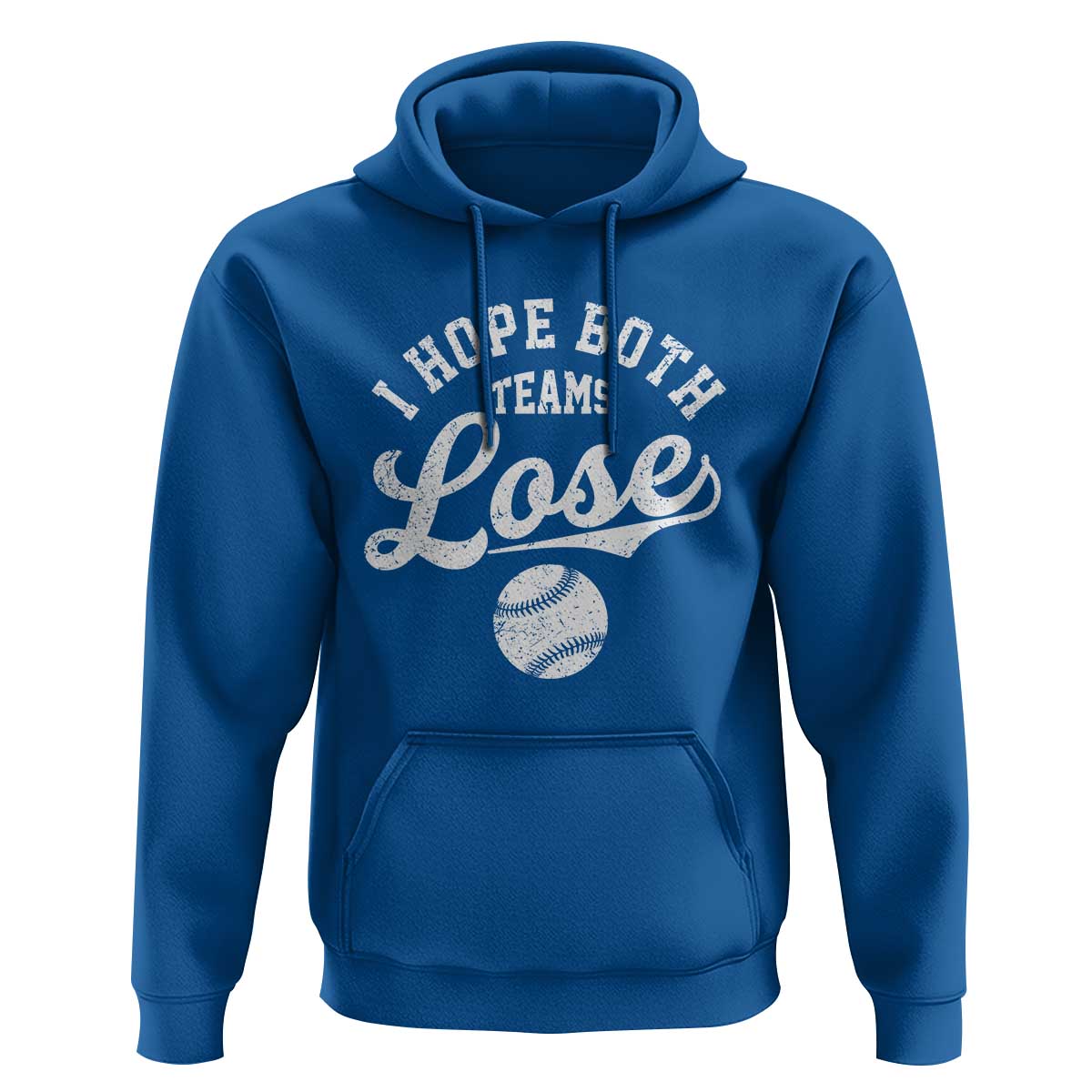 Baseball Meme Hoodie Retro I Just Hope Both Teams Lost Funny Sayings