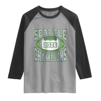 2026 Champion Seattle Raglan Shirt Football Lovers