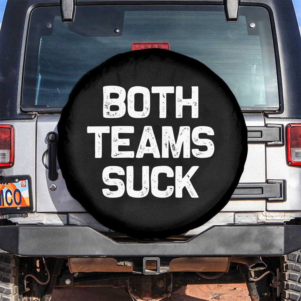 Both Team Sucks Spare Tire Cover Funny Game Day Sports Meme