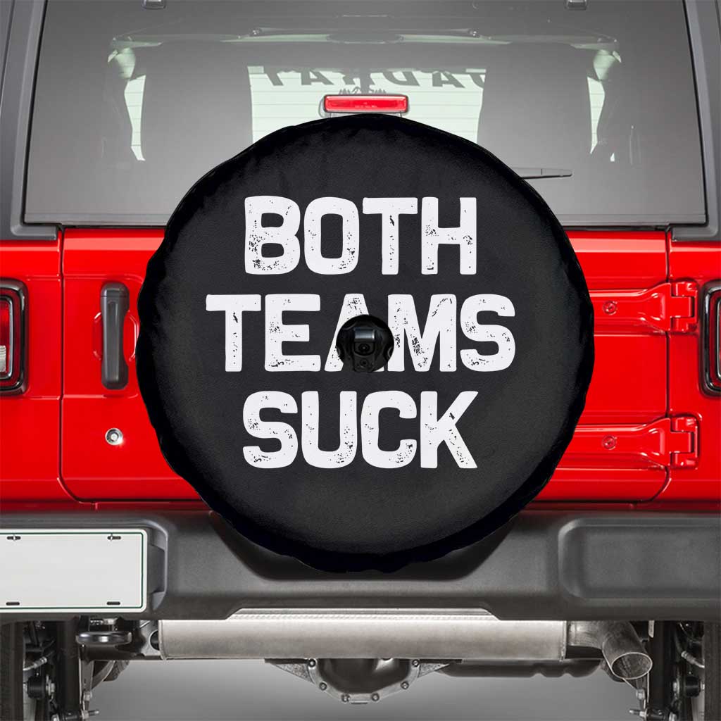 Both Team Sucks Spare Tire Cover Funny Game Day Sports Meme