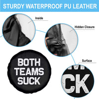 Both Team Sucks Spare Tire Cover Funny Game Day Sports Meme