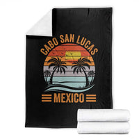 Cabo San Lucas Mexico Throw Blanket Beach Summer Vacation Family Trip Retro 70s - Wonder Print Shop