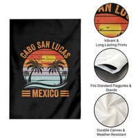 Cabo San Lucas Mexico Garden Flag Beach Summer Vacation Family Trip Retro 70s - Wonder Print Shop