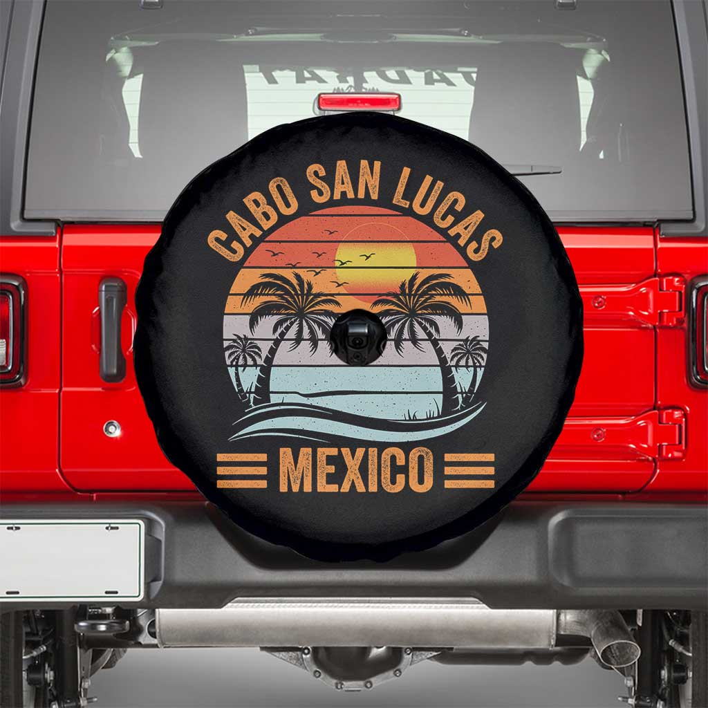 Cabo San Lucas Mexico Spare Tire Cover Beach Summer Vacation Family Trip Retro 70s - Wonder Print Shop
